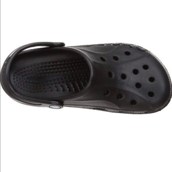 NWT CROCS Baya Black Signature Clog Men’s …